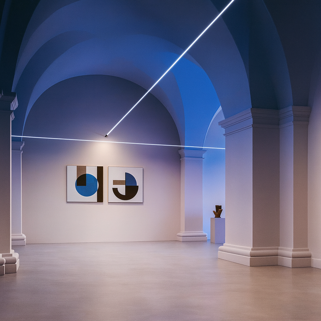 Modern Linear LED Belt Pendant Light | Adjustable Strap Suspension