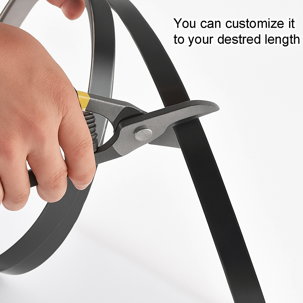 Modern Linear LED Belt Pendant Light | Adjustable Strap Suspension