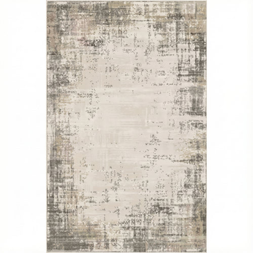 Home Therma Soft-Touch Area Rug - Stone Mist Abstract (Washable)