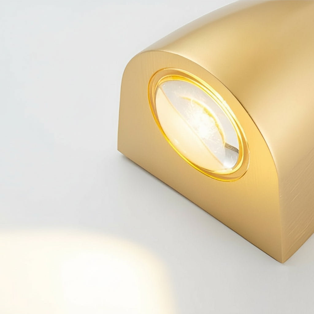 Modern Electroplated LED Wall Sconce | Up/Down Waterproof Outdoor Light (9"/14")