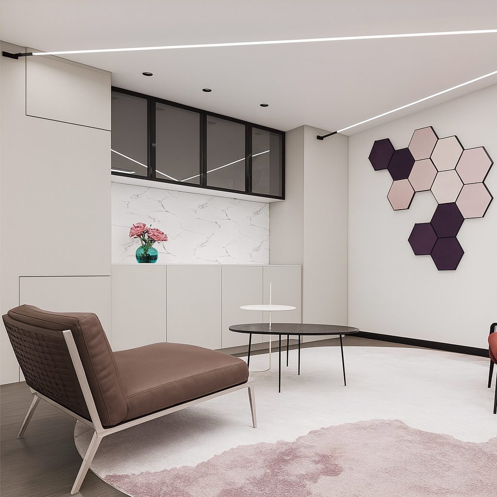 Modern Linear LED Belt Pendant Light | Adjustable Strap Suspension