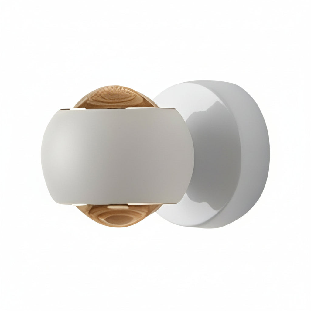 LED Wall Washer Sconce | Round Up Down Aluminum 7W 10cm / 4in Modern Art Gallery Light
